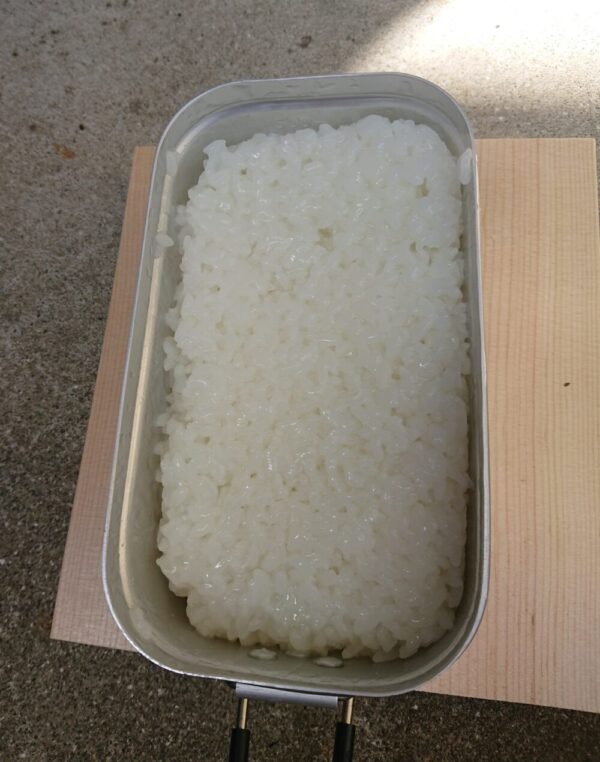炊けた米